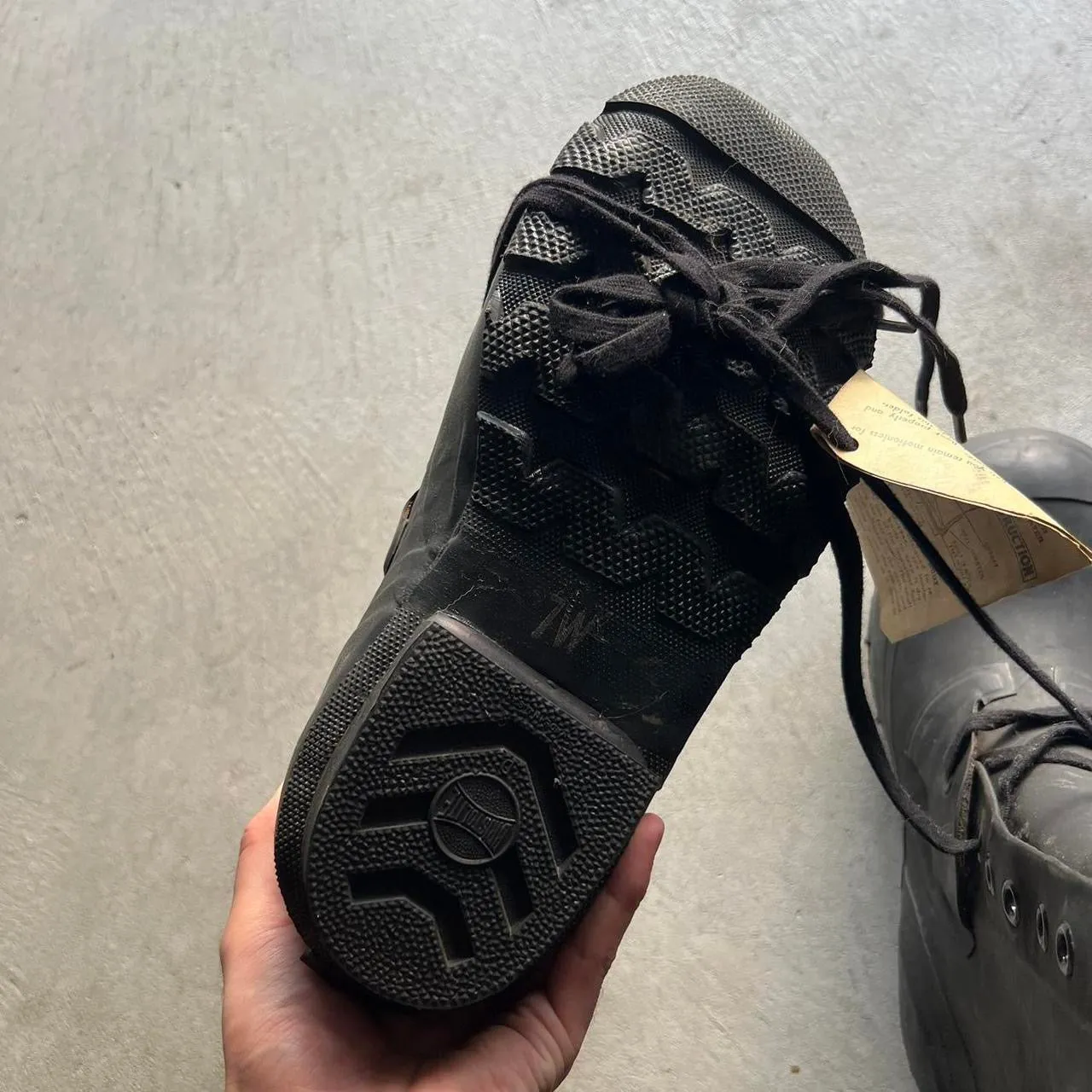 70s Black Bunny Boots- 8.5 M's, 10 W's