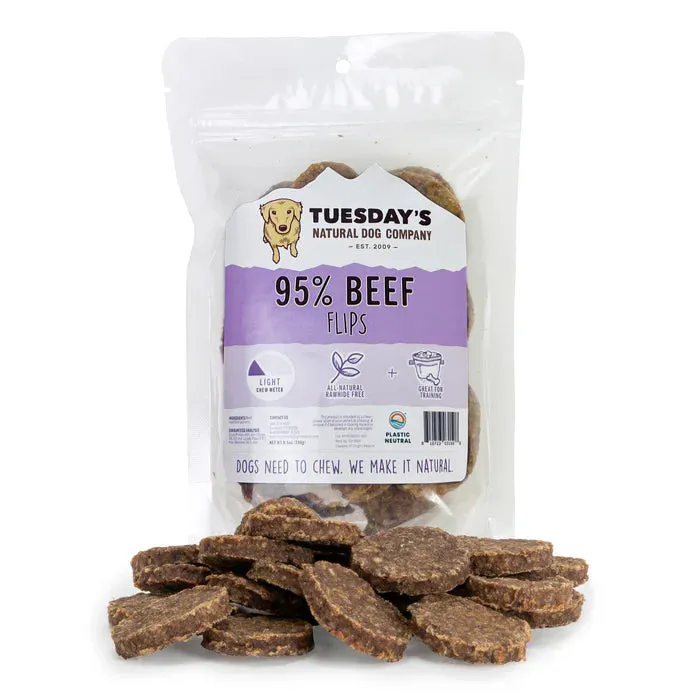 95% TNC Meat Flips-Beef : 8.5 oz