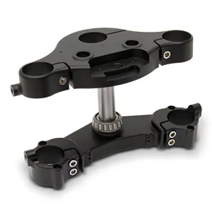 Arlen Ness 20-389 Black 7 & 7 Raked Triple Tree