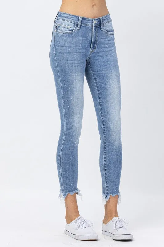 BEACH SPLASH SHARK BITE SKINNY BY JUDY BLUE