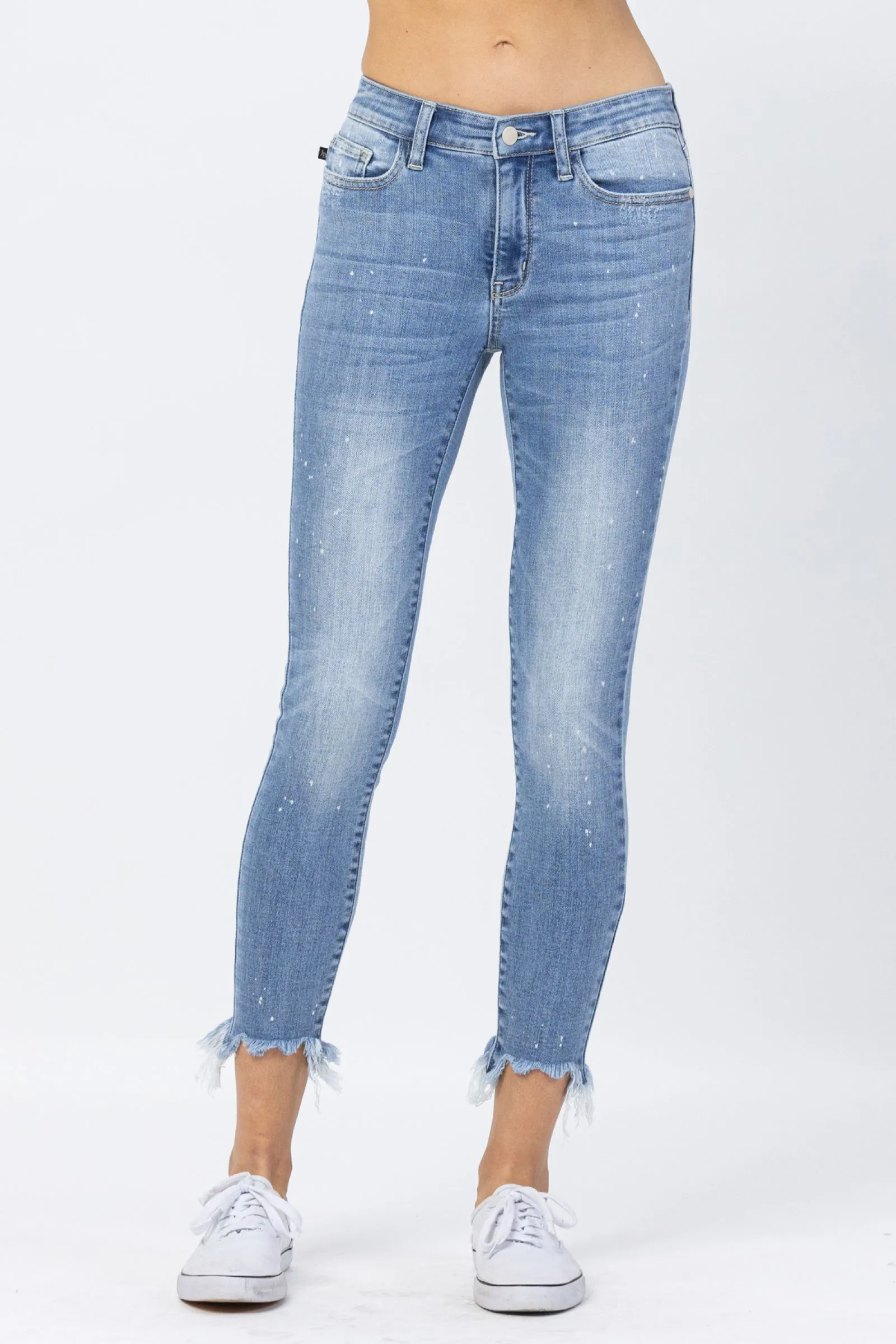 BEACH SPLASH SHARK BITE SKINNY BY JUDY BLUE