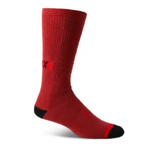 Calcetines FOX Defend Crew 10" Color Rojo