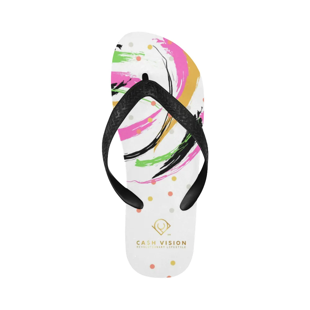 Cash Vision Arts Flip Flop - White