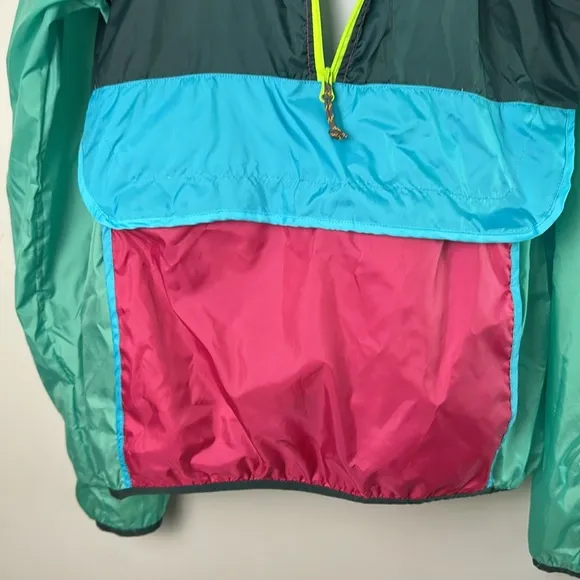 Cotopaxi Women’s Teca Windbreaker Halfzip Size M Lightweight Packable Hiking
