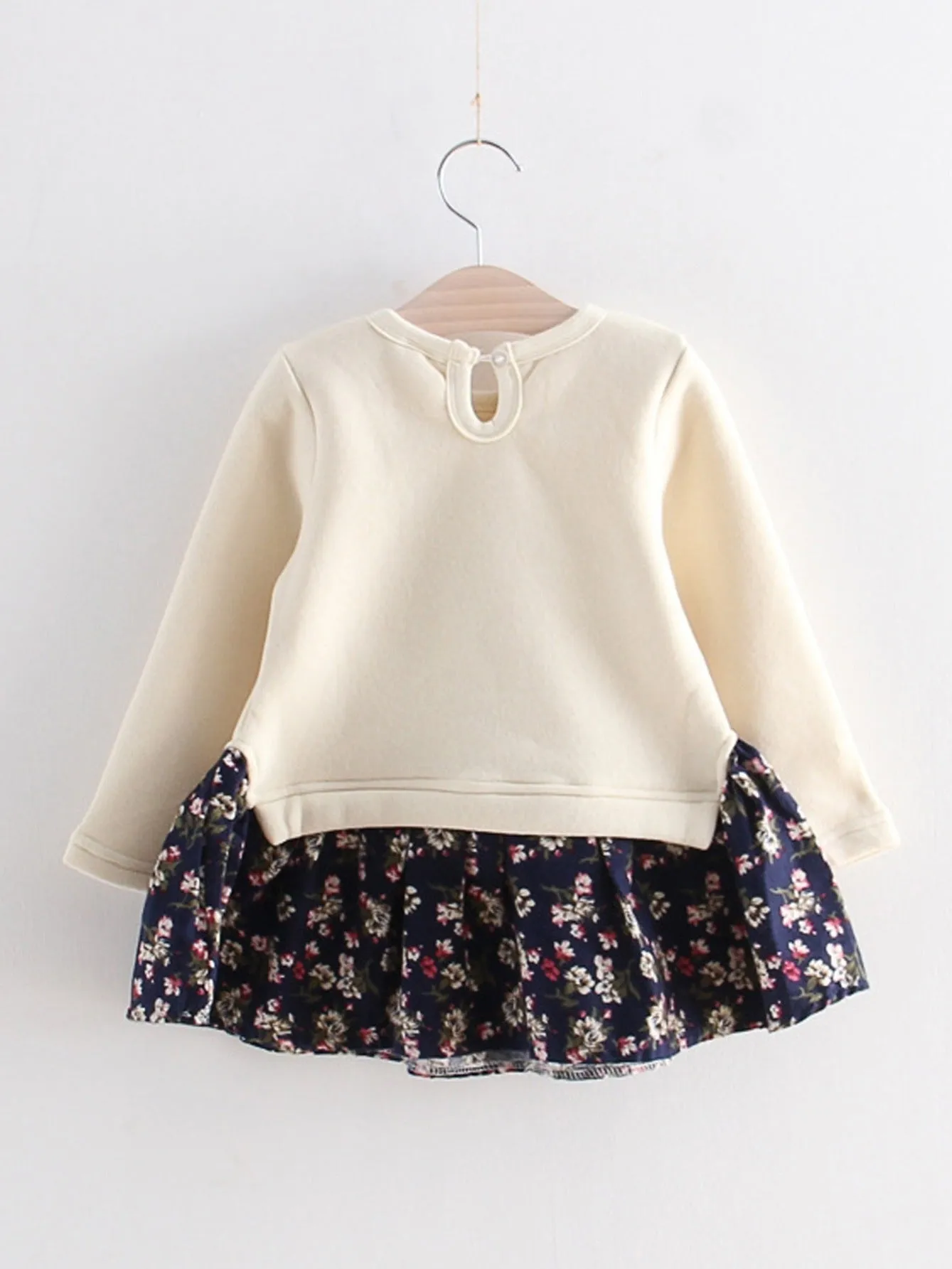 Cute Rabbit Floral Bow Dress