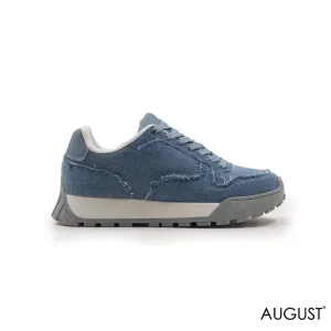 FABRIC JEANS SNEAKERS WITH RUBBER SOLE