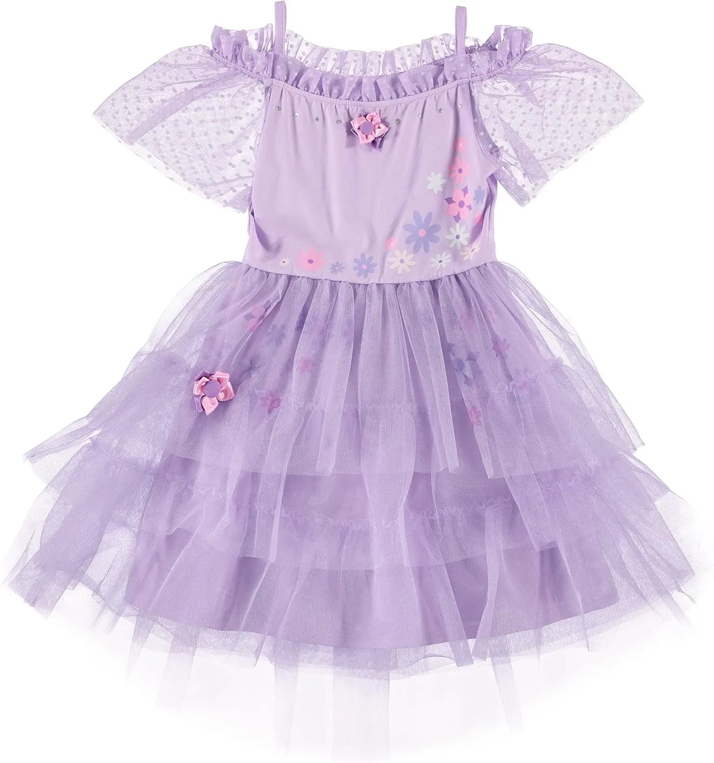 Girls Encanto Mirabel and Isabela Costume Dress- Girls Encanto Dress Sizes XS-XL
