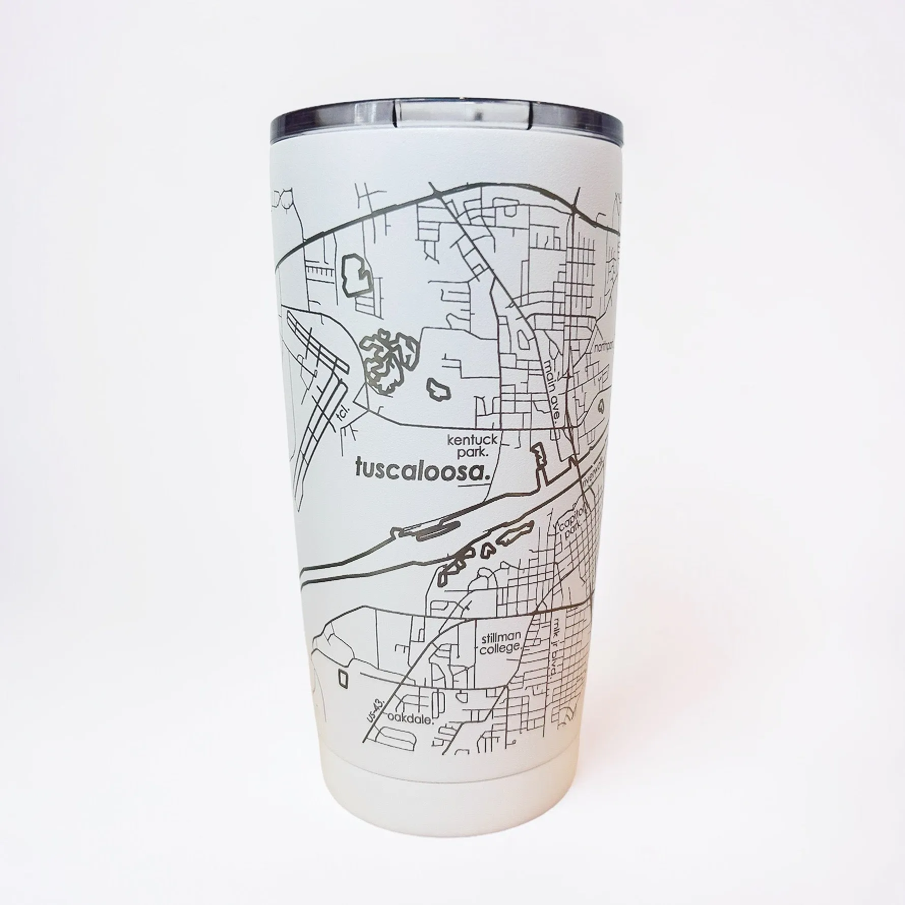 Map of Tuscaloosa Insulated Tumbler