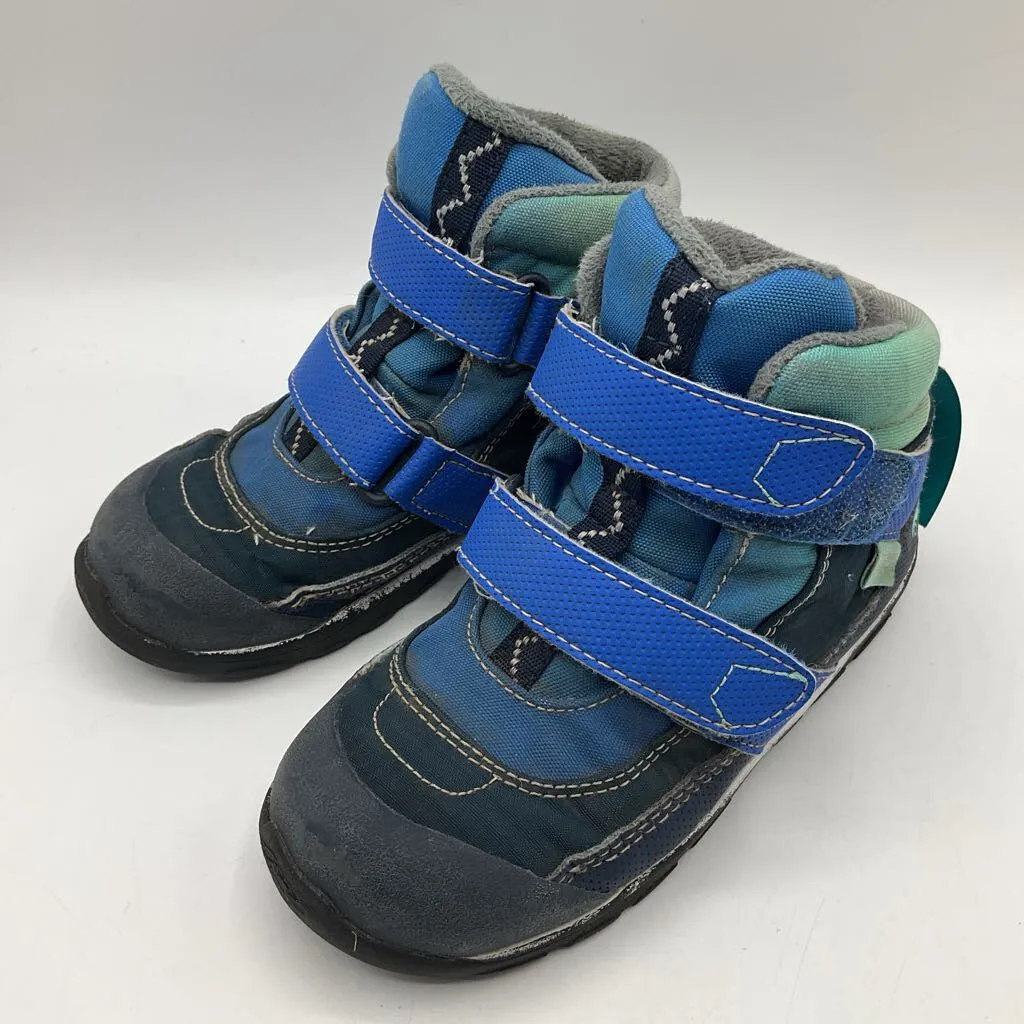 Size 11: See Kai Run Teal & Blue Insulated Waterproof Velcro Boots