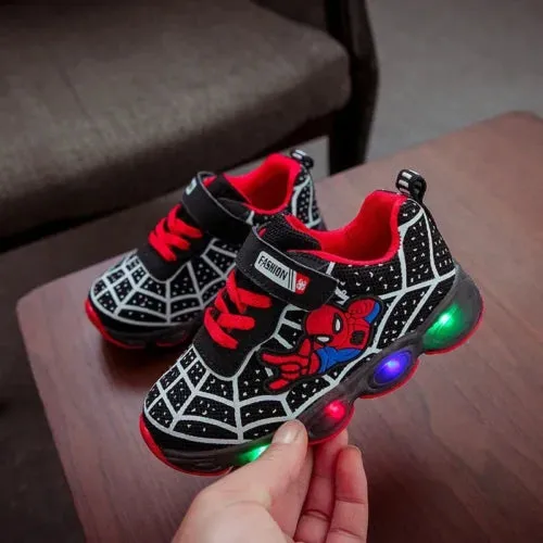 Spiderman LED Mesh Sneakers