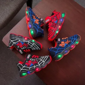 Spiderman LED Mesh Sneakers