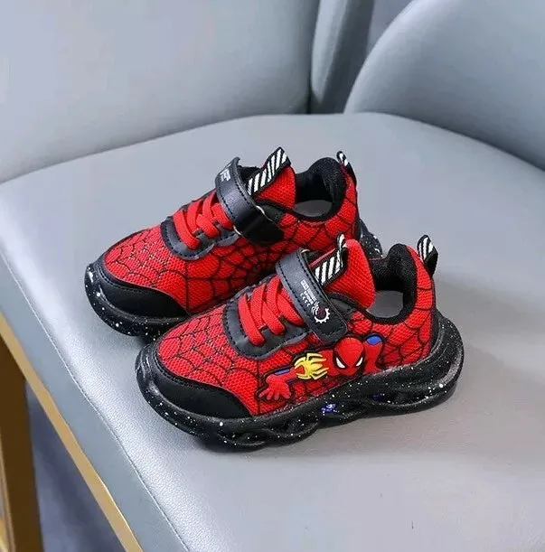 Spiderman LED Mesh Sneakers