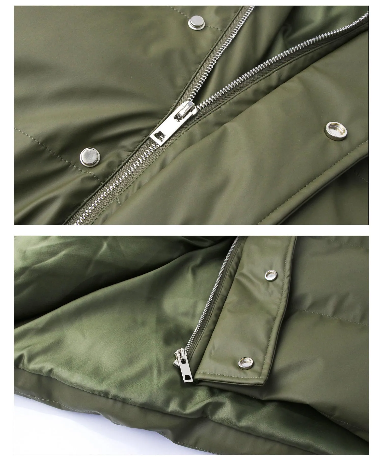 Stand Collar Padded Jacket