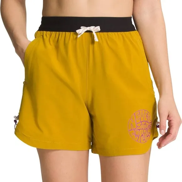 The North Face Trailwear OKT Trail ShortsArrowwood Yellow Size Smalll